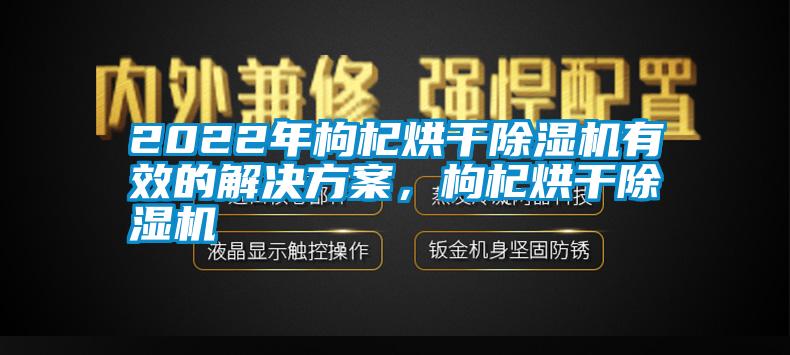 2022年枸杞烘干除濕機有效的解決方案，枸杞烘干除濕機