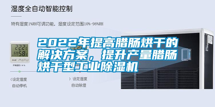 2022年提高臘腸烘干的解決方案，提升產(chǎn)量臘腸烘干型工業(yè)除濕機(jī)