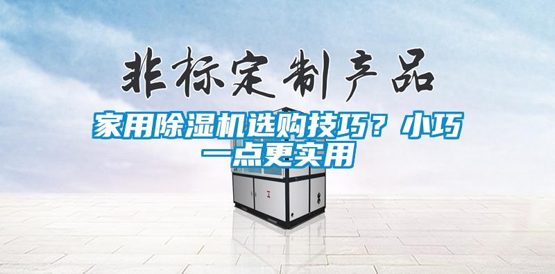 家用除濕機(jī)選購技巧？小巧一點更實用