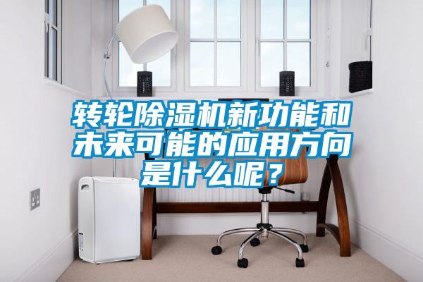 轉輪除濕機新功能和未來可能的應用方向是什么呢？