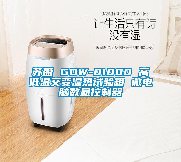 蘇盈 GDW-01000 高低溫交變濕熱試驗(yàn)箱 微電腦數(shù)顯控制器