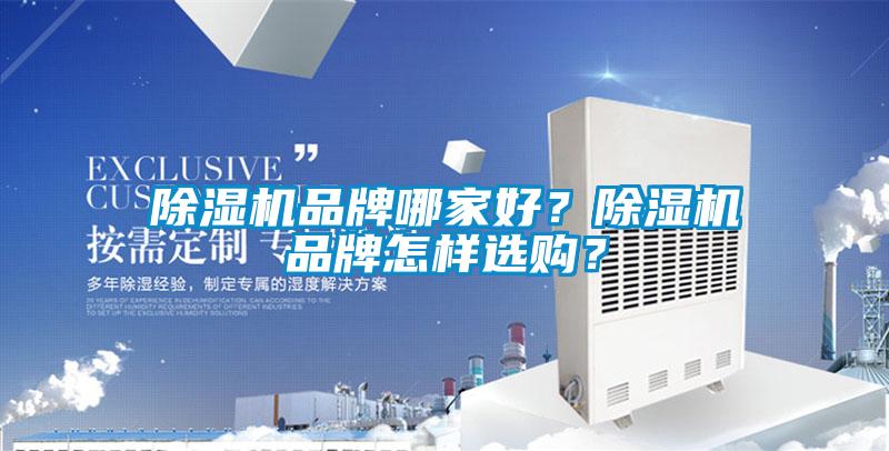 除濕機品牌哪家好？除濕機品牌怎樣選購？