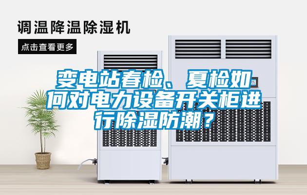 變電站春檢、夏檢如何對電力設備開關柜進行除濕防潮？