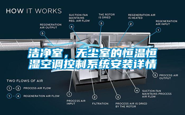 潔凈室，無(wú)塵室的恒溫恒濕空調(diào)控制系統(tǒng)安裝詳情