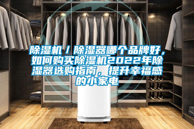 除濕機／除濕器哪個品牌好，如何購買除濕機2022年除濕器選購指南，提升幸福感的小家電