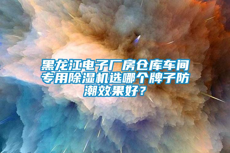 黑龍江電子廠房倉庫車間專用除濕機選哪個牌子防潮效果好？