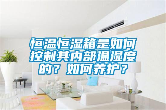 恒溫恒濕箱是如何控制其內(nèi)部溫濕度的？如何養(yǎng)護(hù)？