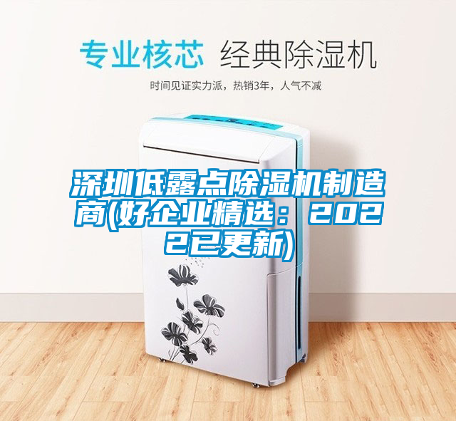 深圳低露點除濕機(jī)制造商(好企業(yè)精選：2022已更新)