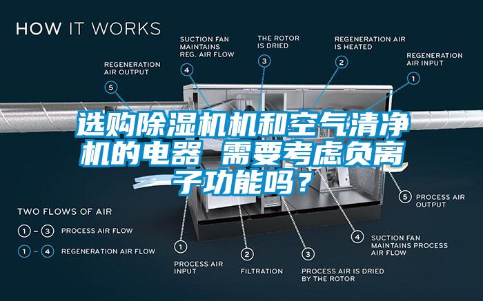 選購除濕機(jī)機(jī)和空氣清凈機(jī)的電器 需要考慮負(fù)離子功能嗎？