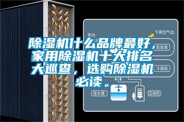 除濕機什么品牌最好，家用除濕機十大排名大巡查，選購除濕機必讀。