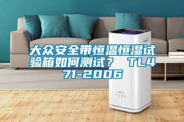 大眾安全帶恒溫恒濕試驗(yàn)箱如何測(cè)試？ TL471-2006