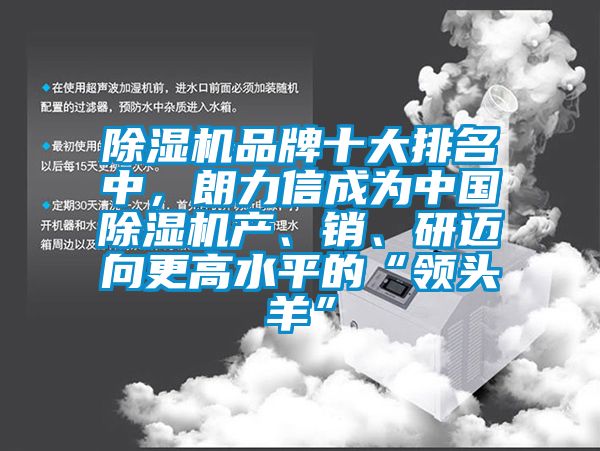 除濕機品牌十大排名中，朗力信成為中國除濕機產(chǎn)、銷、研邁向更高水平的“領頭羊”